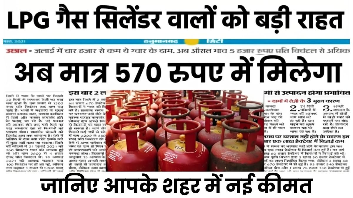 LPG Cylinder Price Today